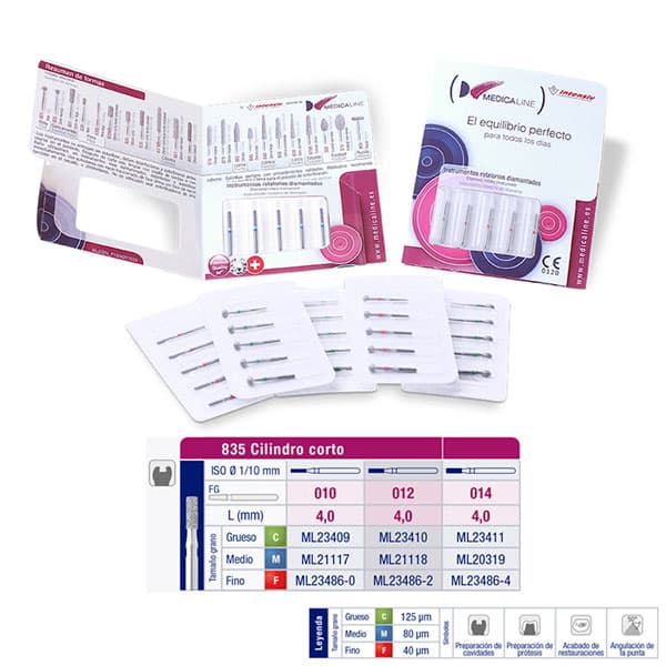 835M-012 FRESA FG DIAMANTE FIG 107 MEDIO 5 U.