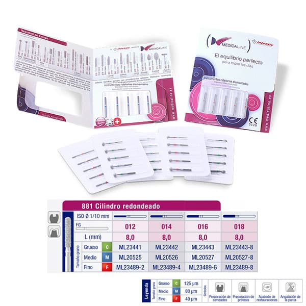 881C-016 FRESA FG DIAMANTE FIG 141 GRUESO 5 U.