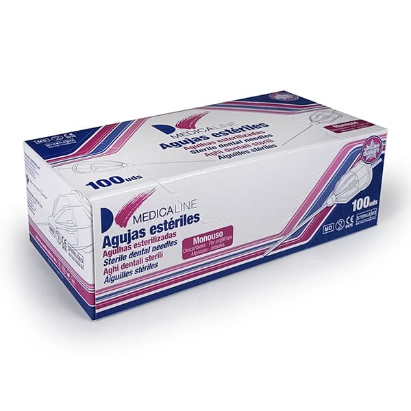 AGUJAS MEDICALINE 27G CORTA 0,4x25mm 100uds.