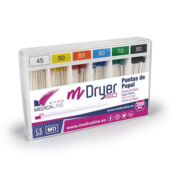 m-Dryer PUNTAS PAPEL PTA.COLOR N.25 200u.