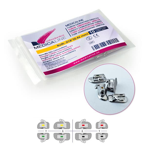 Tubos ML cementado directo MBT .022 LL7 10u.