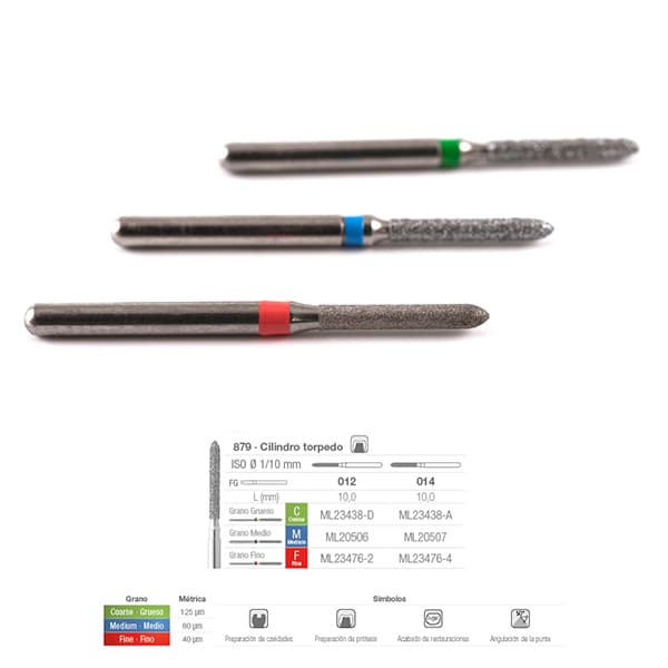 879C-012 FRESA FG DIAMANTE FIG 290 GRUESO 5 U.
